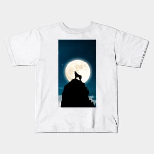 Moon Howl Kids T-Shirt